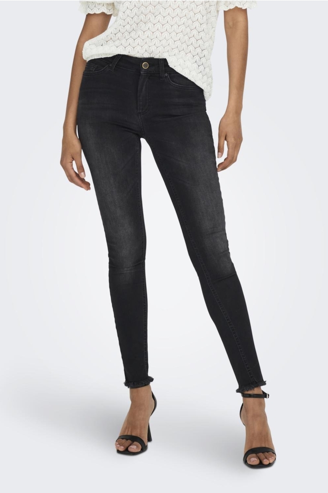 ONLBLUSH MID ANK RAW JEANS REA1099 15157997 Black Denim